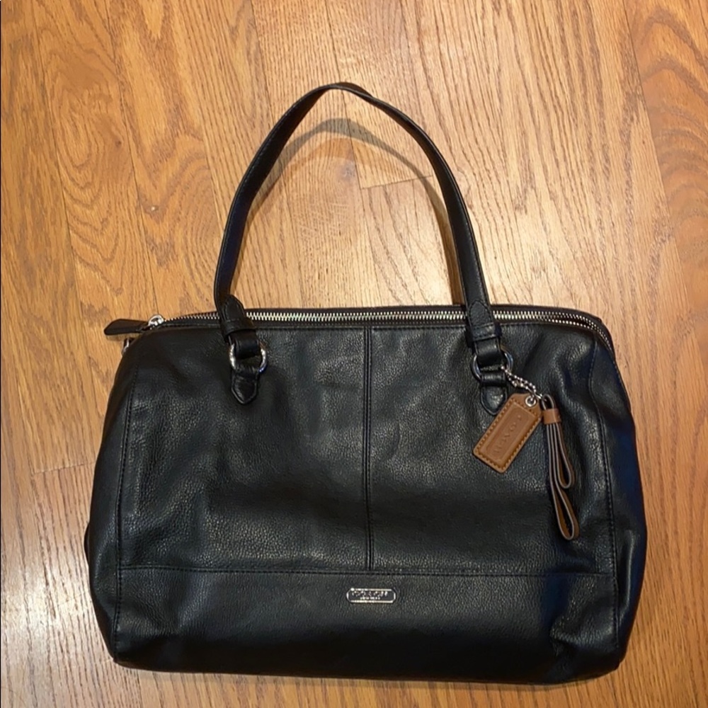 Coach Black Bag with Shoulder Strap NWOT
